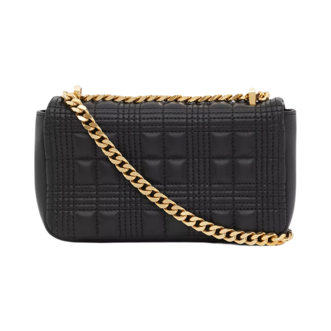 버버리 퀼티드 레더 미니 롤라백 블랙 라이트 골드(Burberry Quilted Leather Mini Lola Bag Black Light Gold) - 3