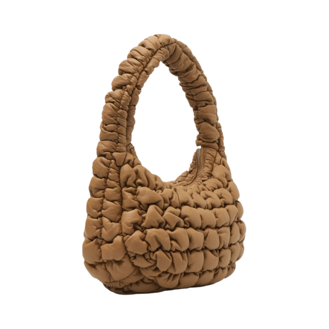 코스 퀼티드 미니백 레더 다크 베이지(COS Quilted Mini Bag Leather Dark Beige) - 2