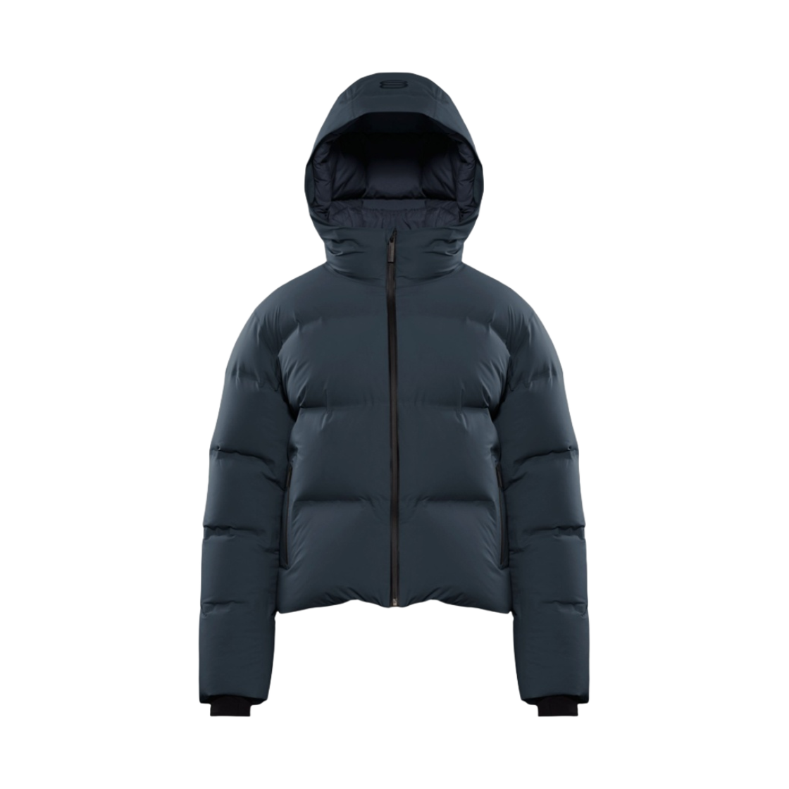 84729 (W) Aritzia The Super Puff Shorty Waterproof Japanese Rainstop Goose Down Puffer Jacket Admiral