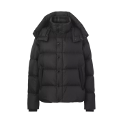 Burberry Detachable Sleeve Hooded Puffer Jacket Black