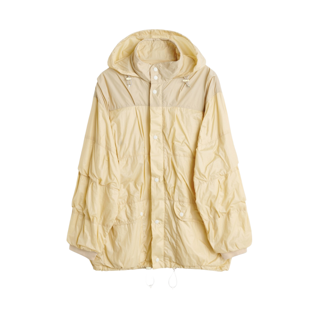 M2241ECR Our Legacy Exhaust Puffa Rubberized Nylon Cream