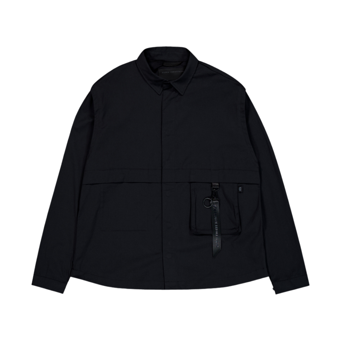 알파 인더스트리 유틸리티 오버셔츠 블랙