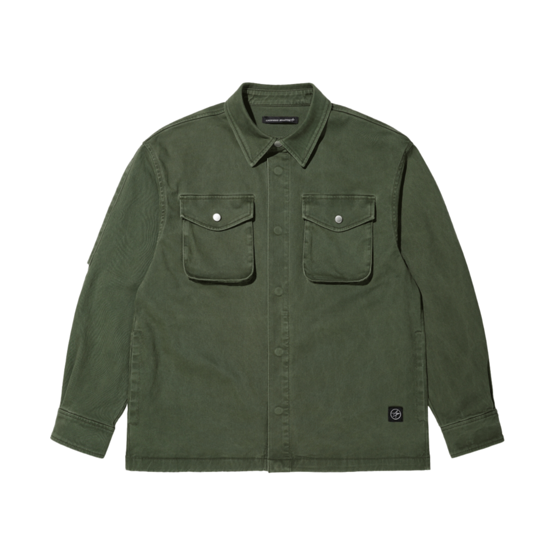 록히드마틴 LM 코튼 워싱 셔츠 자켓 카키