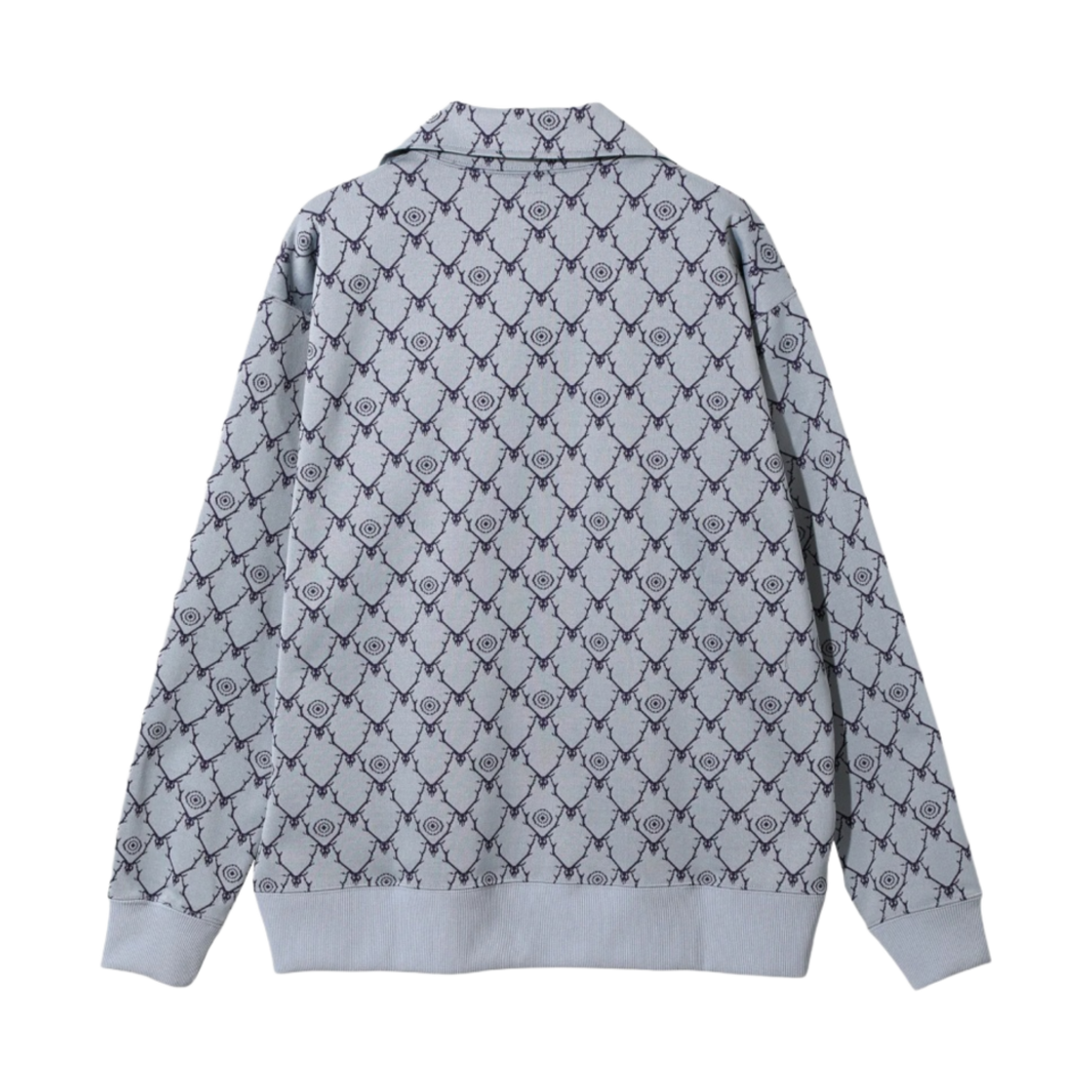 사우스2 웨스트8 트레이너 자켓 폴리 자카드 스컬 타겟 그레이(South2 West8 Trainer Jacket Poly Jacquard Skull Target Grey) - 2