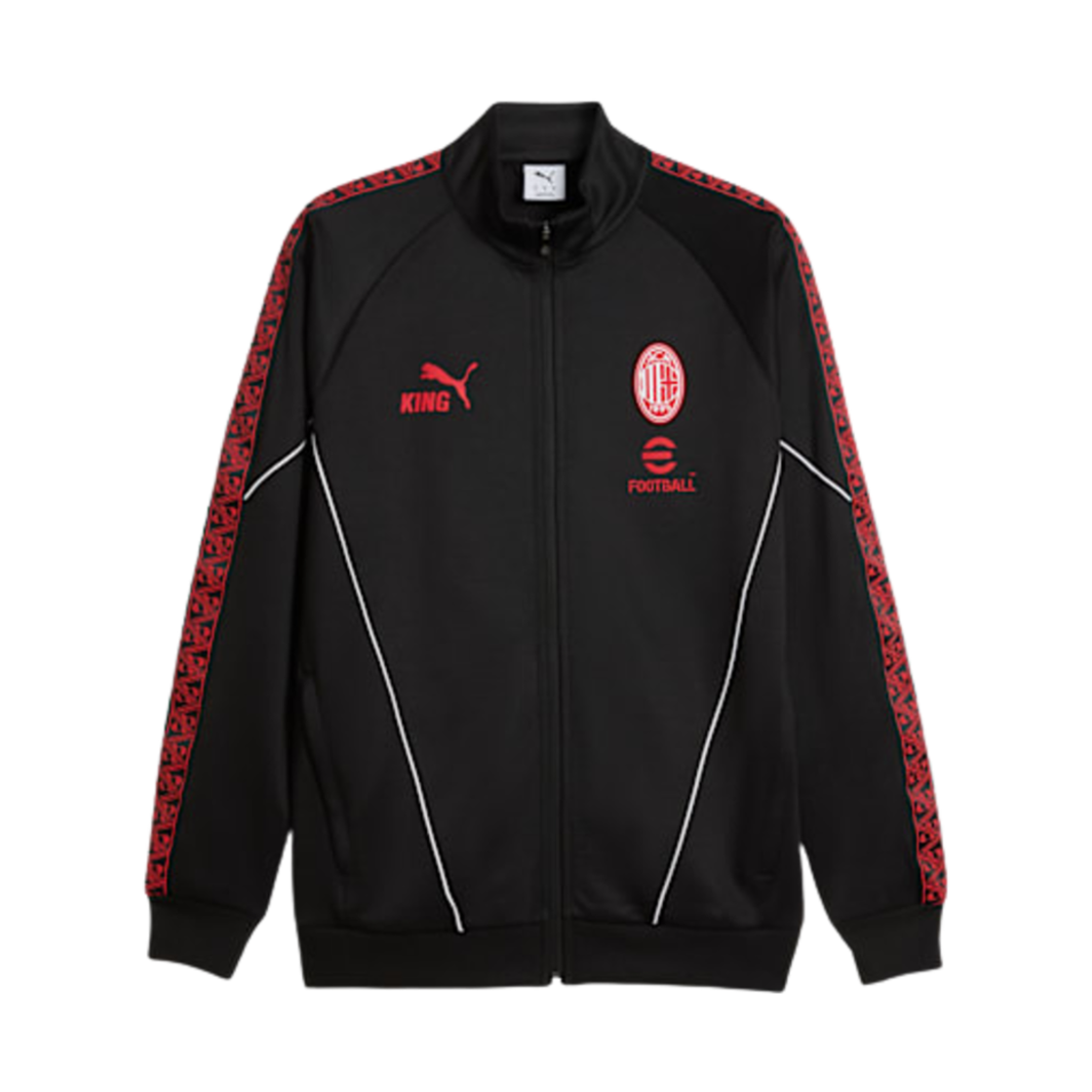 푸마 AC 밀란 킹 앤섬 자켓 블랙(Puma AC Milan King Anthem Jacket Black)