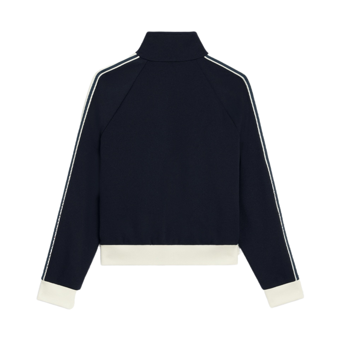 (W) 셀린느 트랙수트 자켓 더블 페이스 저지 블루 앙크르 오프 화이트((W) Celine Tracksuit Jacket in Double Face Jersey Bleu Ancre Off White) - 2
