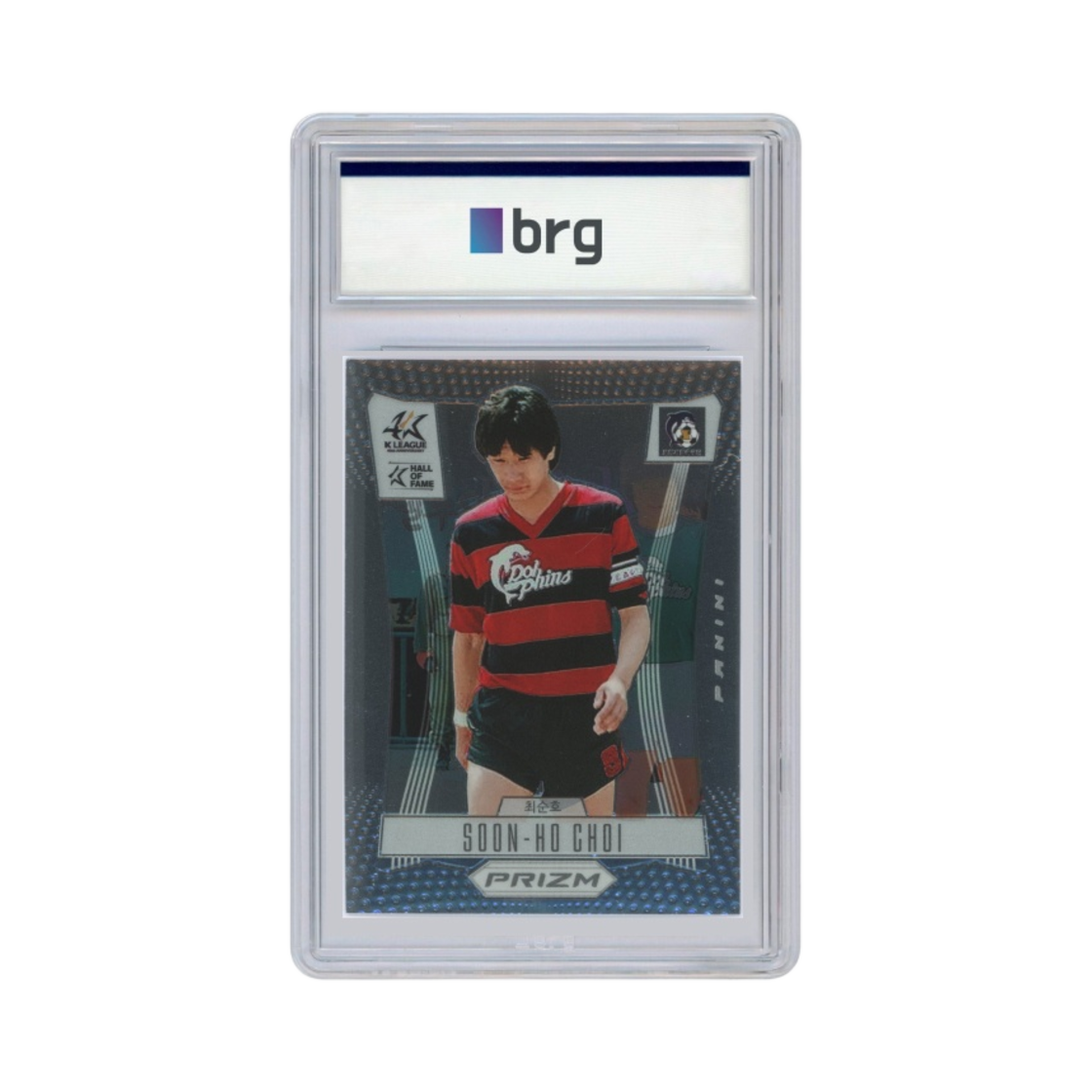 파니니 프리즘 K 리그 레전드 #176 포항제철 돌고래 최순호 베이스 축구 카드 2023(Panini Prizm K League Legend #176 POSCO Dolphins Choi Soon Ho Base Soccer Card 2023) - 1