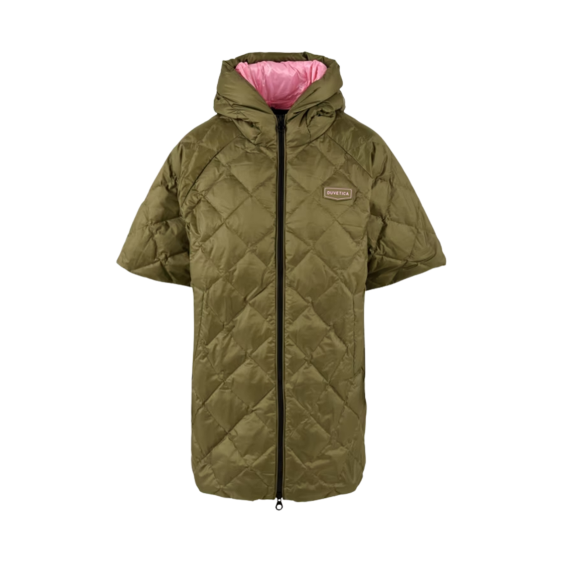 (W) 듀베티카 아솔로 숏슬리브 다운 자켓 카키((W) Duvetica Asolo Short Sleeve Down Jacket Khaki)
