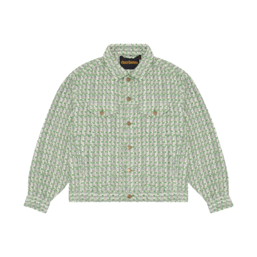 - Drew House Infinite Joy Boucle Trucker Jacket Green