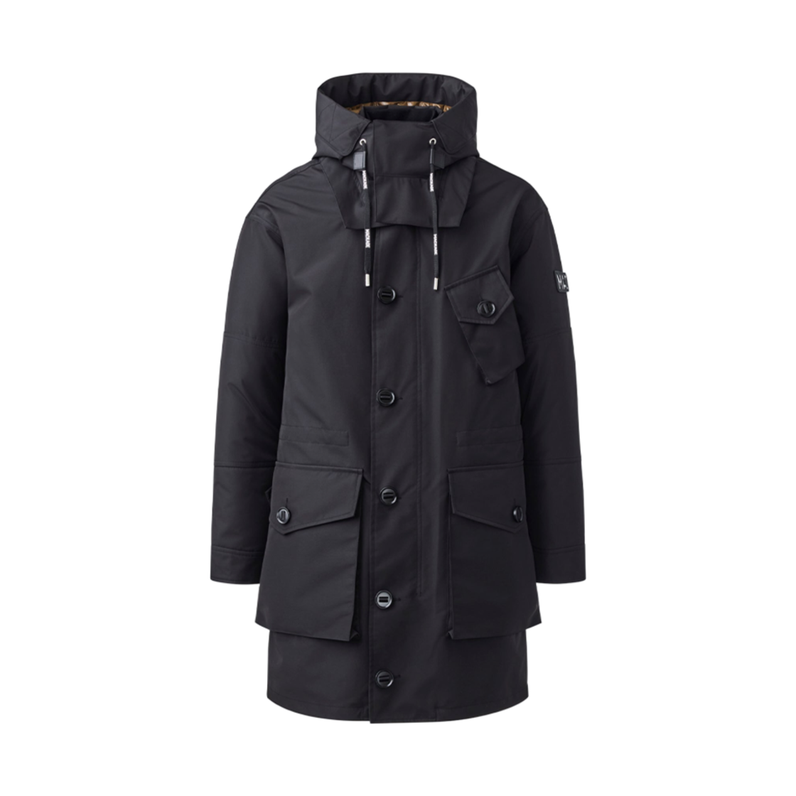 맥카지 할렘 본디드 테크 다운 파카 후드 블랙(Mackage Harlem Bonded Tech Down Parka With Hood Black)