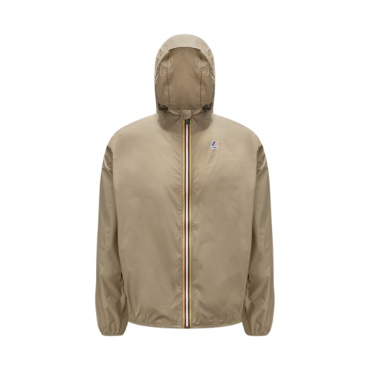 Y246EUJ944 K-WAY Le Vrai Claude Jacket Dark Beige