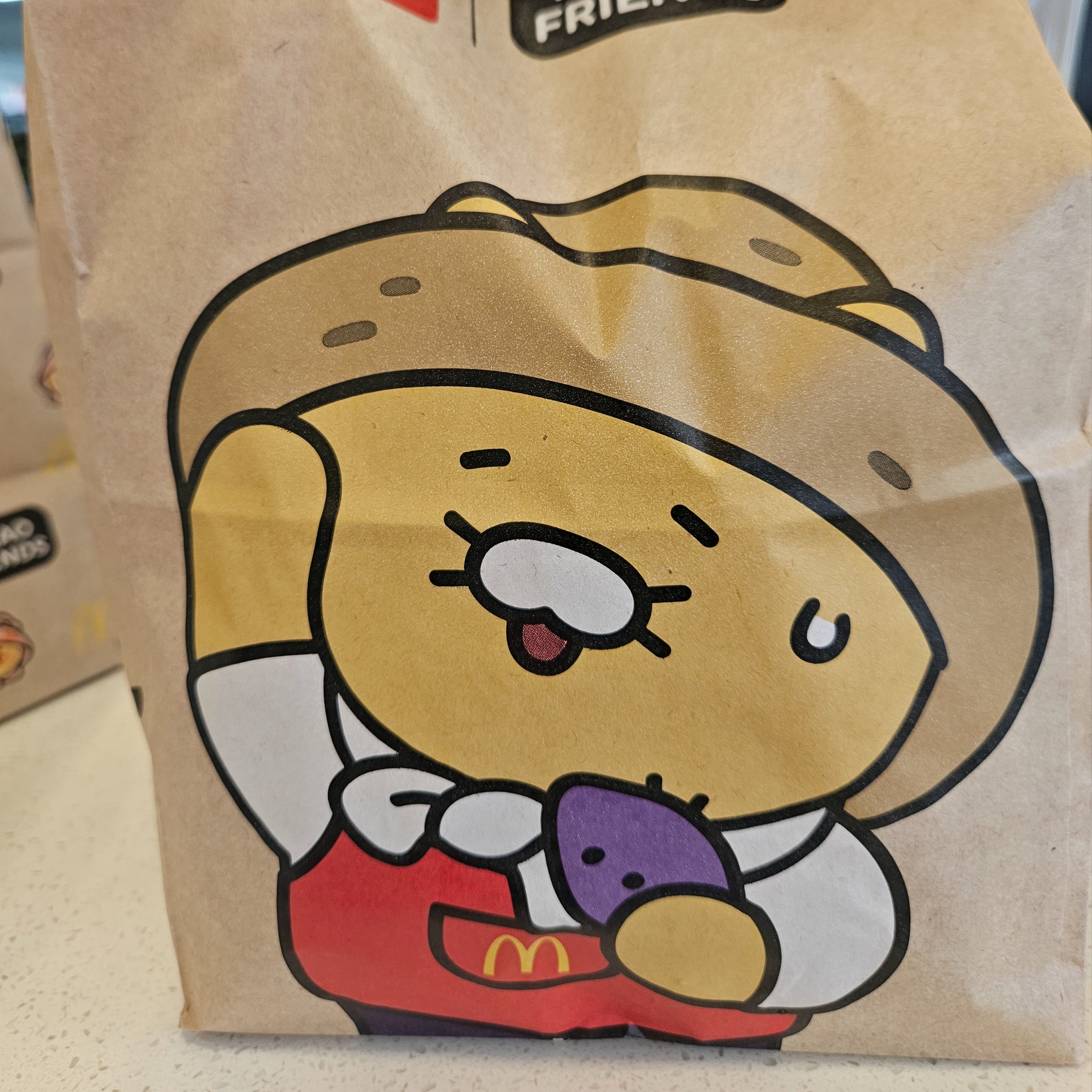 McDonald’s x Kakao Friends Choonsik Cooler Bag 착용 스타일 - 2