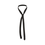 Hatchingroom Pete Tie Velveteen Stripe Black