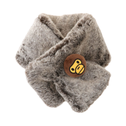 BAPE Baby Milo Plush Doll Faux Fur Scarf Brown