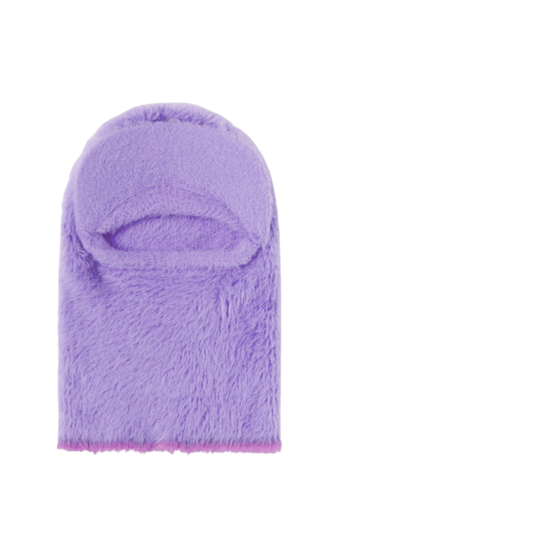 자크뮈스 라 카굴 카스케트 플러피 발라클라바 퍼플(Jacquemus La Cagoule Casquette Fluffy Balaclava Purple) - 1