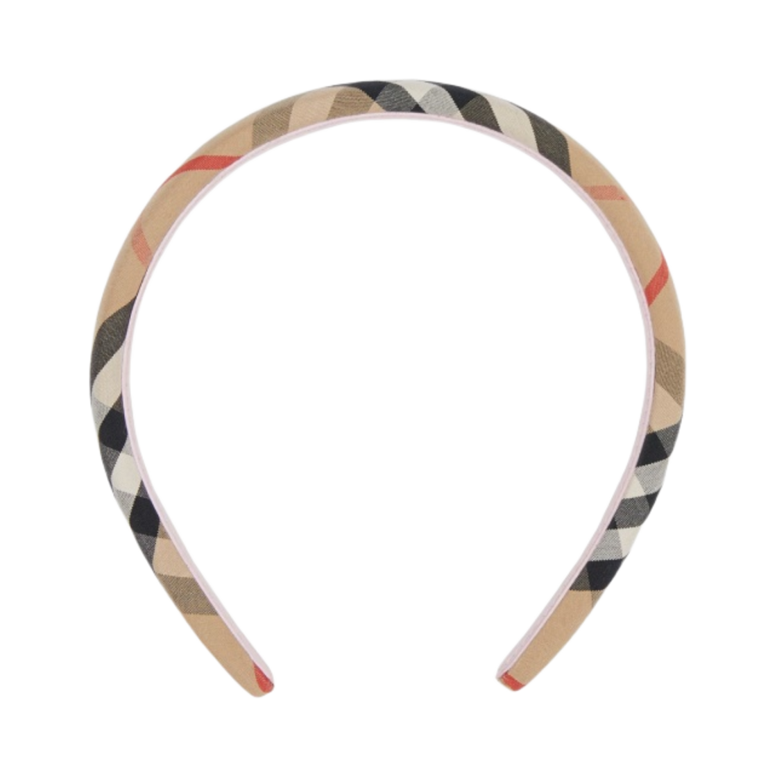 (키즈) 버버리 빈티지 체크 헤어밴드 아카이브 베이지((Kids) Burberry Vintage Check Hairband Archive Beige) - 1