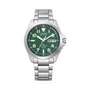 Citizen Promaster Land Eco-Drive 39mm Super Titanum Green Silver
