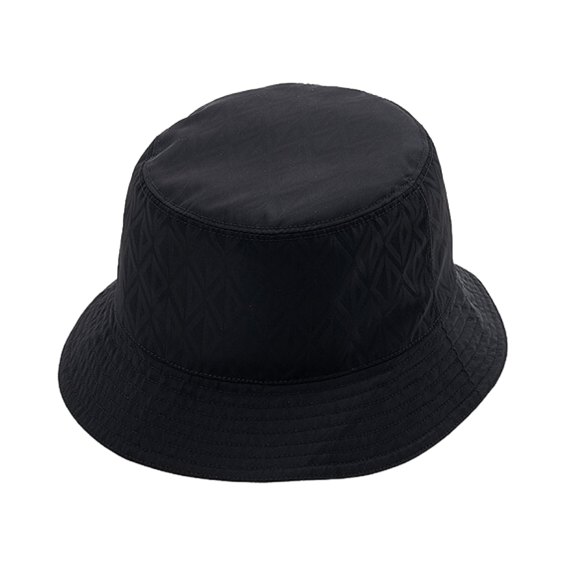 디올 CD 다이아몬드 리버시블 버킷 햇 블랙 앤 웜 토프 워터 리펠렌트 코튼 자카드(Dior CD Diamond Reversible Bucket Hat Black and Warm Taupe Water-Repellent Cotton Jacquard) - 1