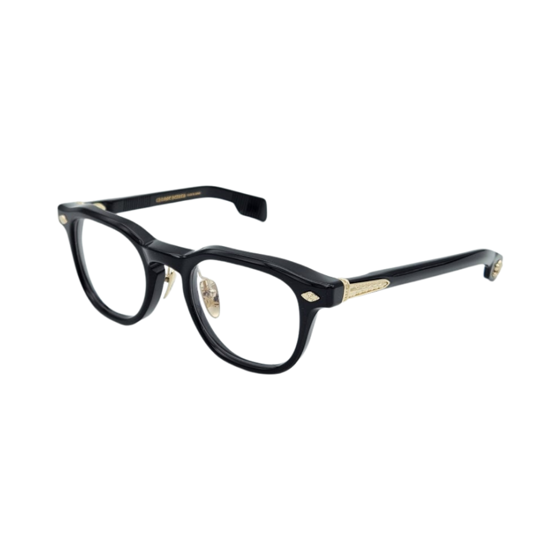 크롬하츠 첩 첩 아시안핏 블랙 18K 골드 플레이트(Chrome Hearts Chirp Chirp-A Black 18K Gold Plated)