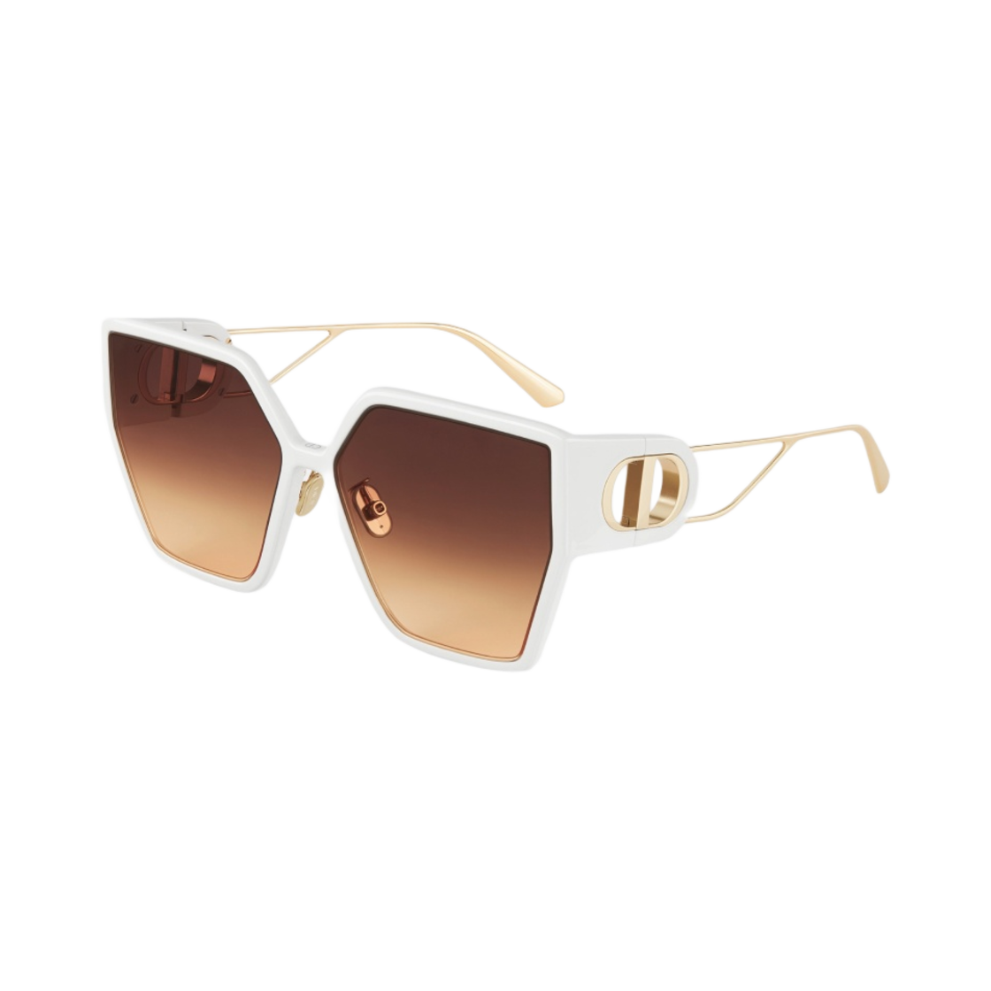 (W) 디올 30몽테뉴 BU 버터플라이 선글라스 화이트((W) Dior 30Montaigne BU Butterfly Sunglasses White) - 1