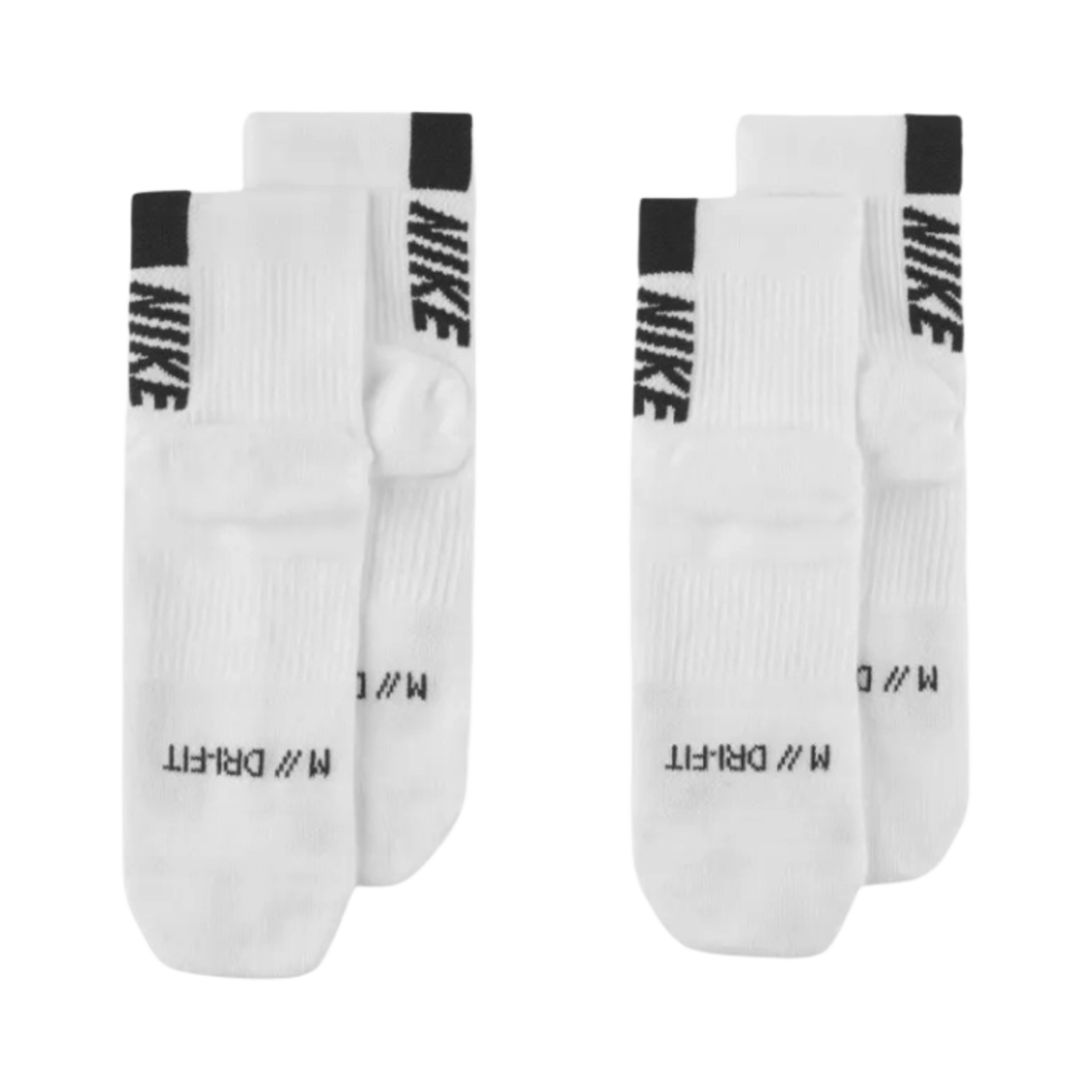 나이키 멀티플라이어 러닝 앵클 삭스 화이트 (2개입/국내 정식 발매 제품)(Nike Multiplier Running Ankle Socks White (2 Pack/Korean Ver.)) - 1