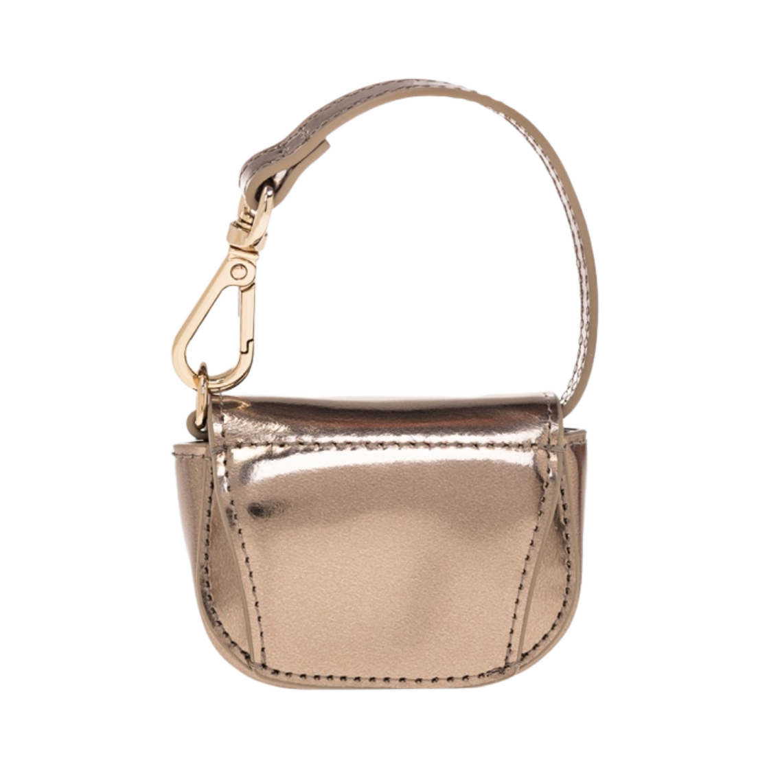 디젤 1DR XXS 마이크로 레더 백 참 브론즈(Diesel 1DR XXS Micro Leather Bag Charm Bronze) - 3