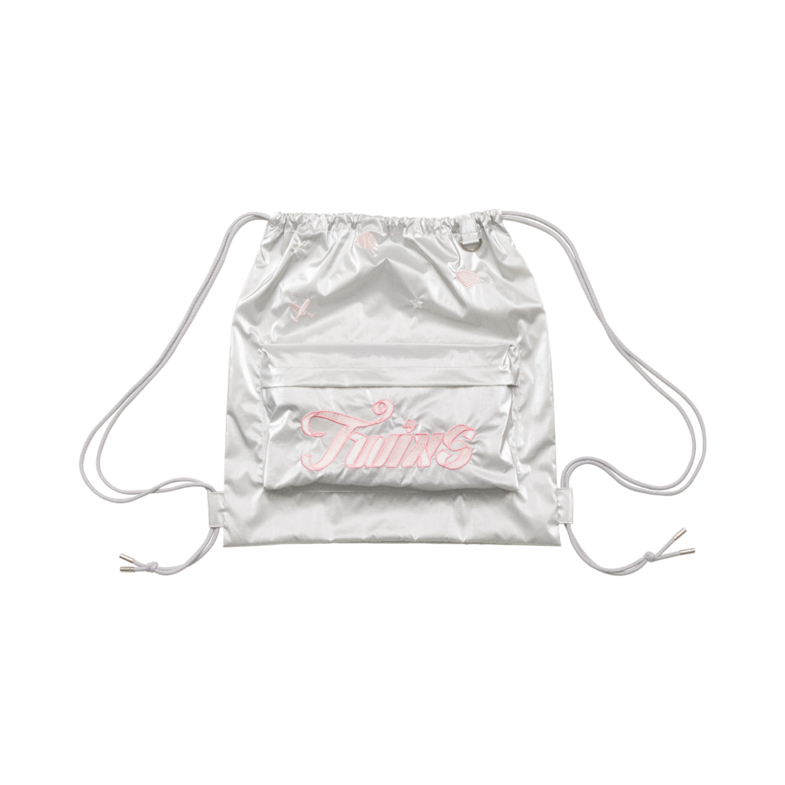 TWINS-BLOOMING-15_copy [Preorder]Twins x Bloomingtale String Bag Silver