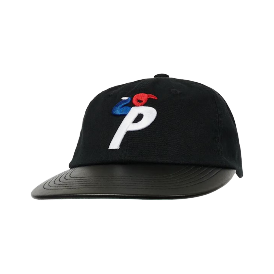 팔라스 포우 레더 버닝 맨 스냅백 블랙 - 23SS