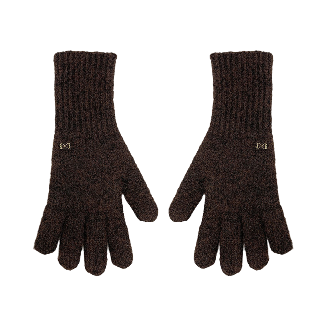 L244MGV010_01 lovememonster Mild Winter Long Glove Brown