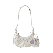 Balenciaga Le Cagole XS Shoulder Bag Optic White