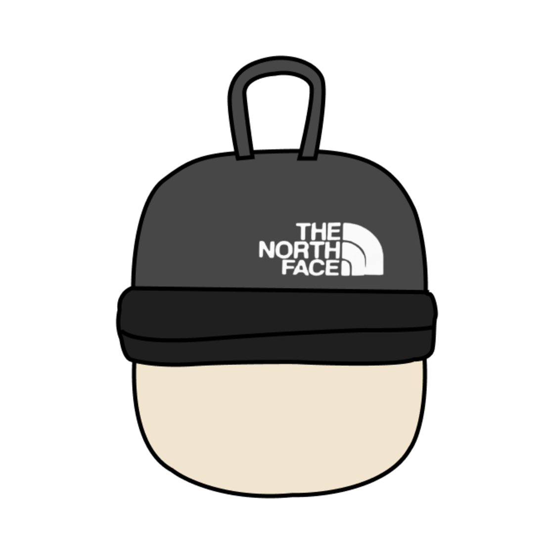 노스페이스 눕시 몰드 파우치 크림(The North Face Nuptse Mold Pouch Cream) - 1