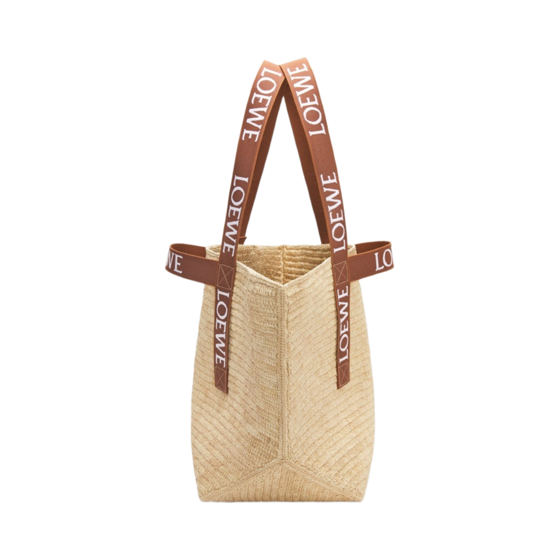 로에베 라피아 폴드 쇼퍼백 내츄럴 탄(Loewe Fold Shopper Bag in Raffia Natural Tan) - 3