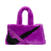Nike NSW Faux Fur Tote Bag Vivid Purple