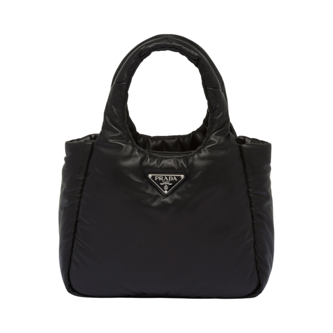 프라다 미디움 패딩 프라다 소프트 나파 레더 백 블랙(Prada Medium Padded Prada Soft Nappa Leather Bag Black) - 1