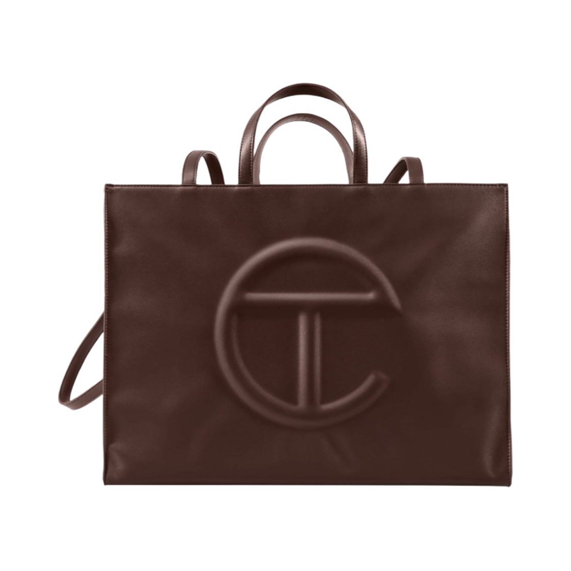텔파 라지 쇼핑백 초콜릿(Telfar Large Shopping Bag Chocolate) - 1