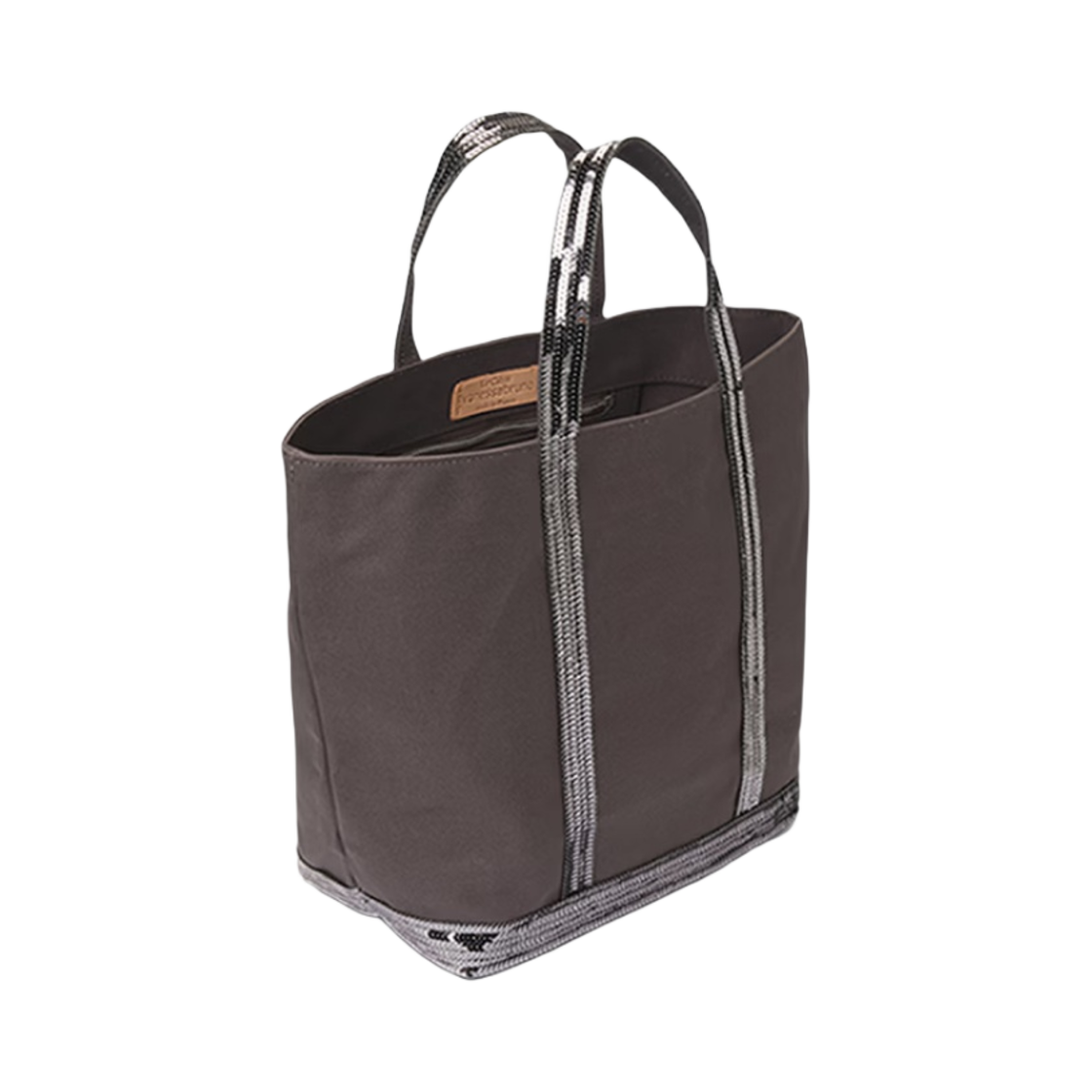 바네사 브루노 캔버스 M 카바스 토트백 앤트러사이트(Vanessa Bruno Canvas M Cabas Tote Anthracite) - 3