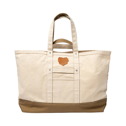 Human Made Heavy Canvas Tote Large Beige