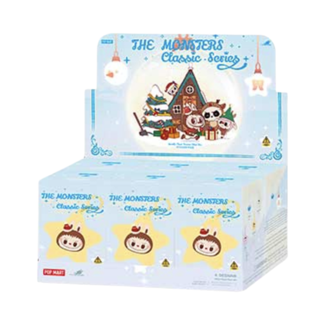 팝마트 더 몬스터즈 클래식 시리즈 발광 인형 키링 미개봉 랜덤박스 (6개입)