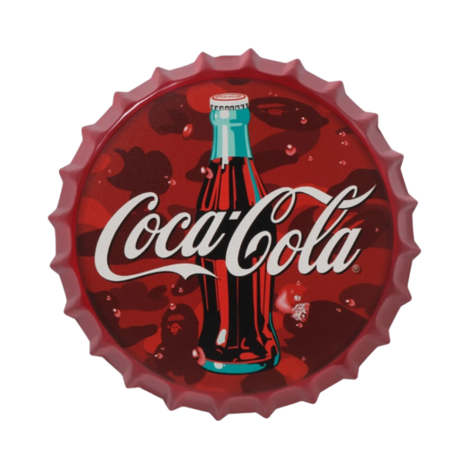 1J73-182-907 BAPE x Coca Cola Sign Red