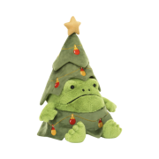 Jellycat Christmas Tree Ricky Rain Frog Green