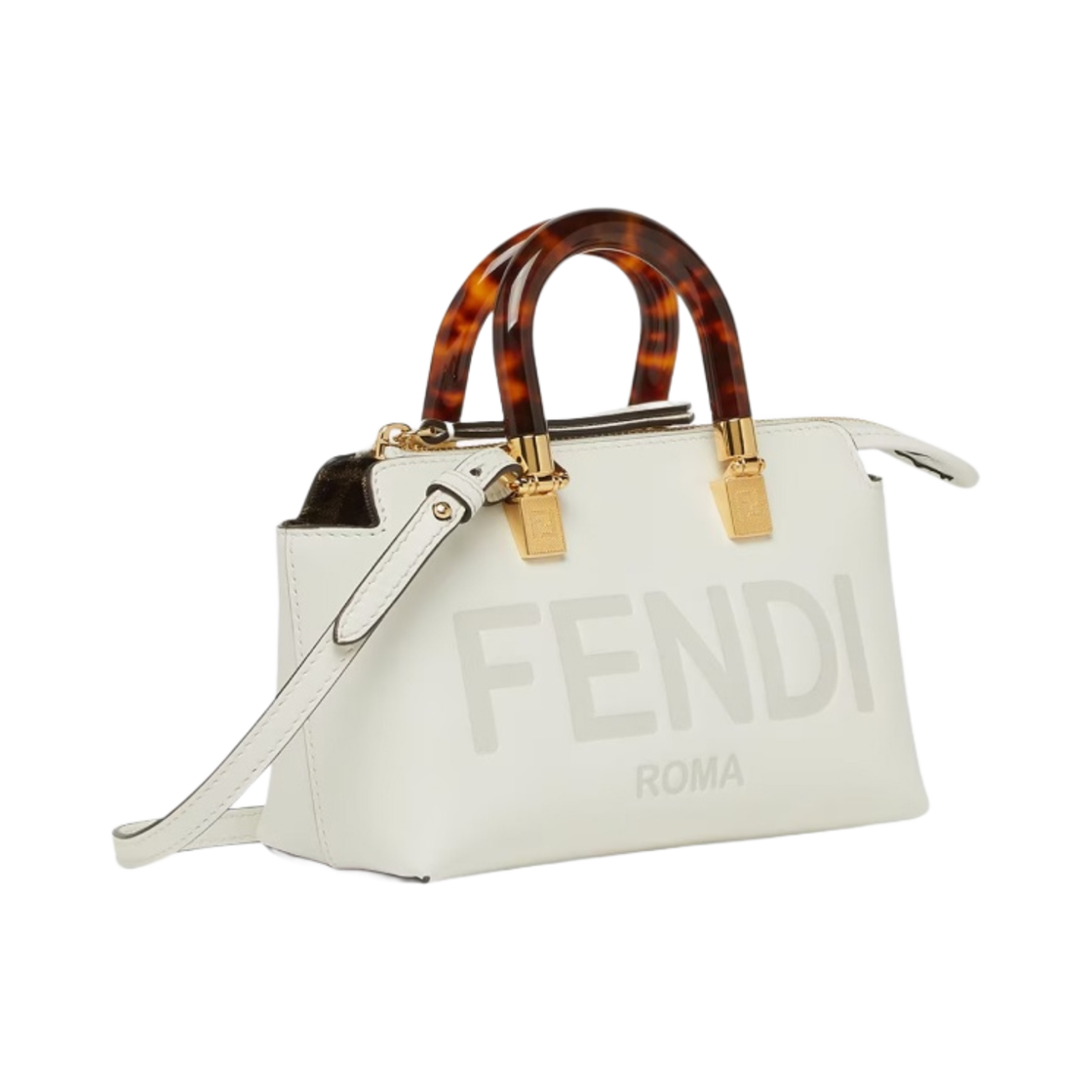 펜디 바이 더 웨이 레더 스몰 보스턴백 화이트(Fendi By The Way Leather Small Boston Bag White) - 2