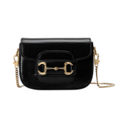 Gucci Horsebit 1955 Mini Bag Black Leather