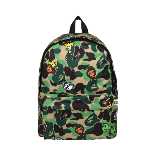 0MXBGW4275XXM BAPE Baby Milo Medium Backpack Green