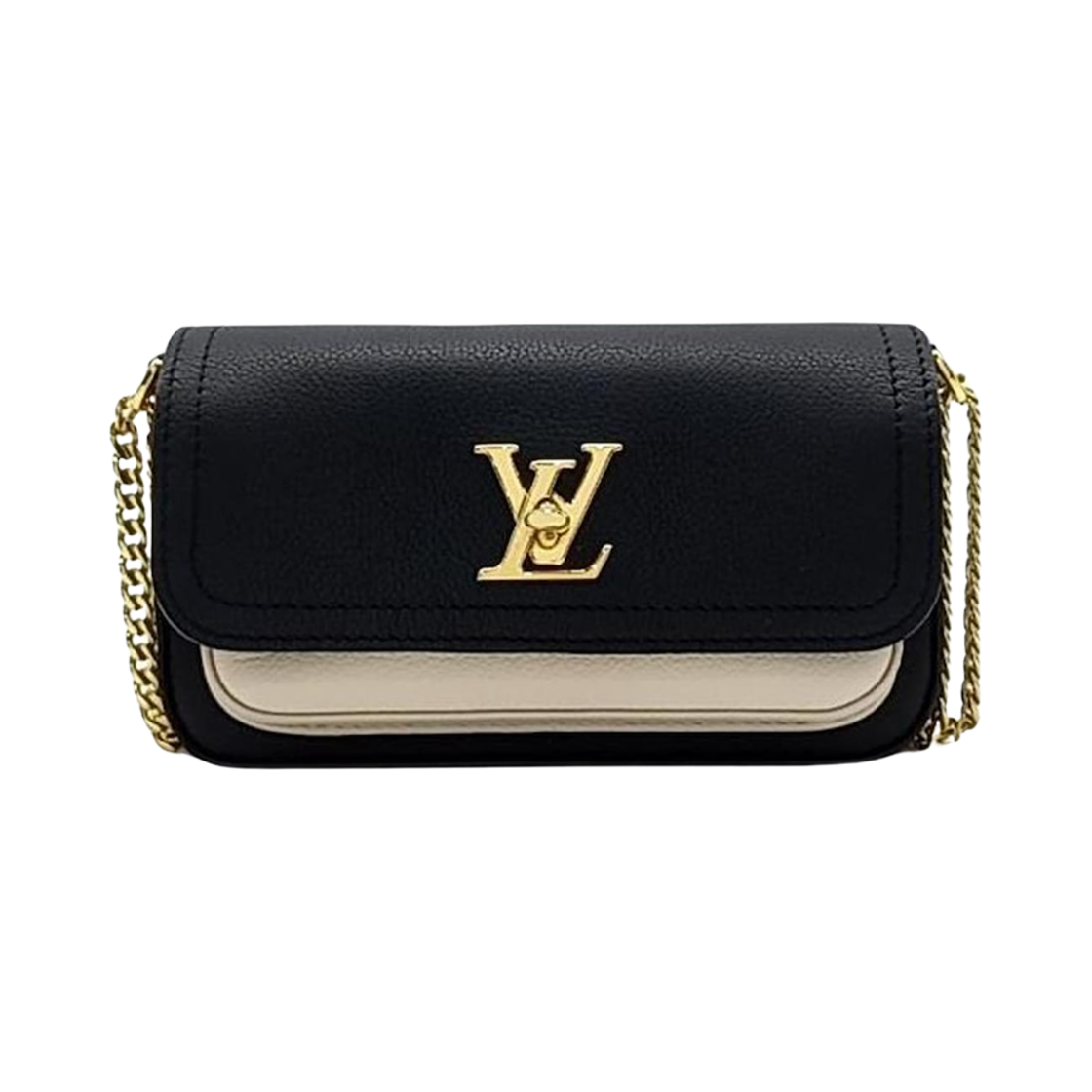 M81560 Louis Vuitton Lockme Tender Pochette Black - 대표 이미지 #1