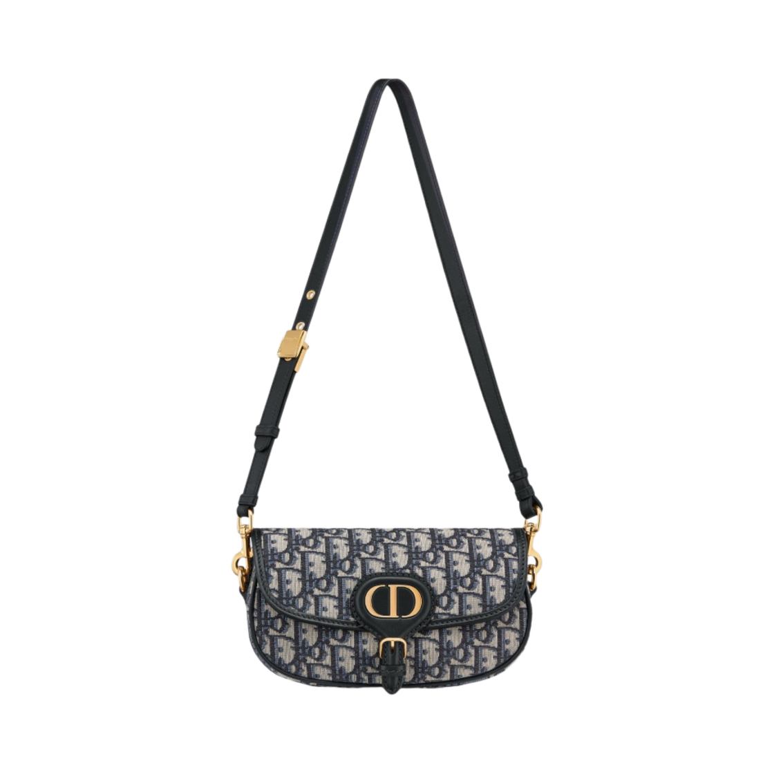 디올 바비 이스트 웨스트백 블루 골드 오블리크 자카드(Dior Bobby East-West Bag Blue Gold Oblique Jacquard) - 3