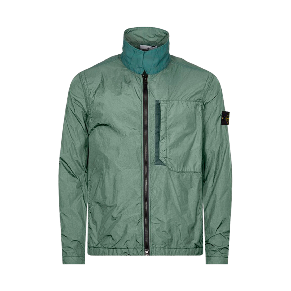 791510723-V0055 Stone Island 10723 Garment Dyed Crinkle Reps Recycled Nylon Jacket Sage Green - 23FW