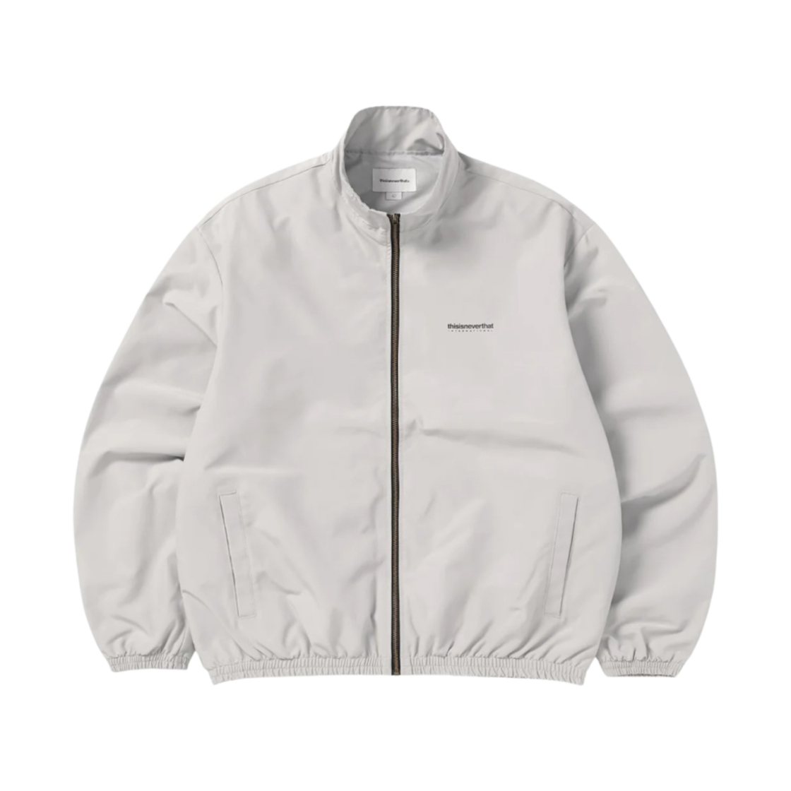 디스이즈네버댓 INTL. 팀 자켓 그레이(Thisisneverthat INTL. Team Jacket Grey) - 1