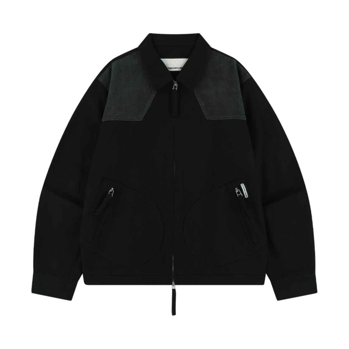 VH2EFUJ241ABK Thevinylhouse Western Jacket Black