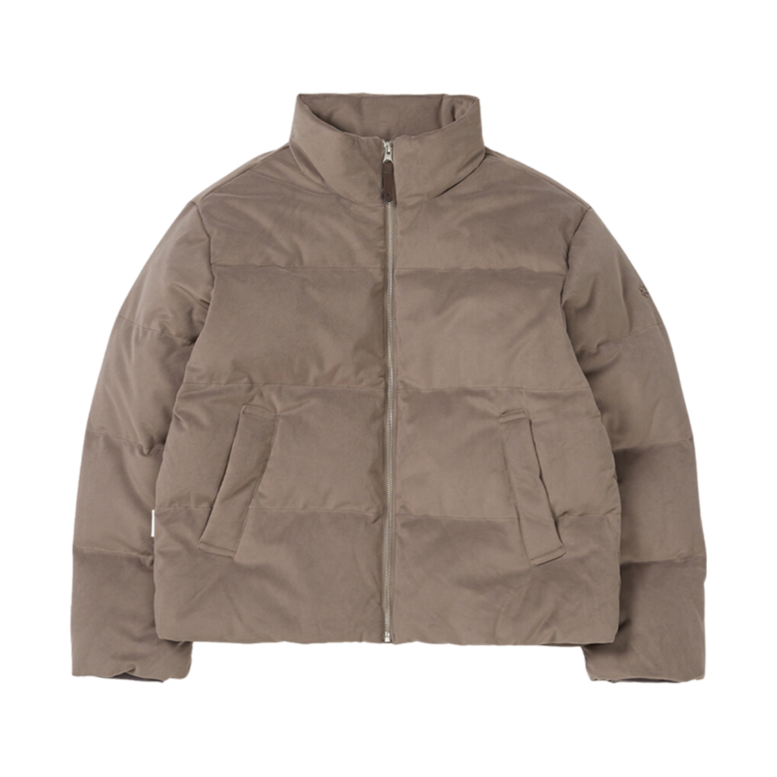 S24WWFDJ75CA (W) Snow Peak Velvet Stand Neck Down Jacket Cocoa