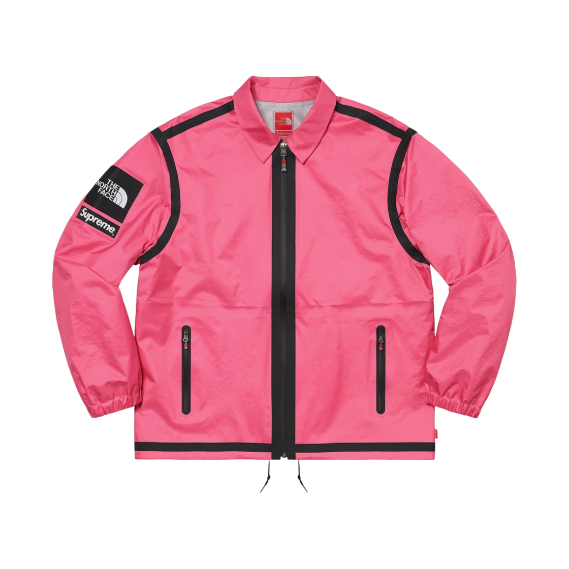 슈프림 x 노스페이스 서밋 시리즈 아우터 테이프 심 코치 자켓 핑크 - 21SS